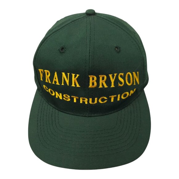 Frank Bryson Construction Snapback Cap Trucker Embroidered Baseball Hat Otto - Picture 1 of 13